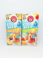 ポンパドールコールドブリュー ピーチ＆パッションフルーツ ８ティーバッグコールドブリュー パイナップル＆マンゴー ８ティーバッグポンパドールの水出しハーブティーシリーズです。水出しわず…のInstagram画像