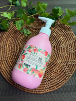 🛀おうちであかすりピーリング🍑なんかお肌がごわつくなぁとかくすんでるなぁって時角質が蓄積しちゃってるのかも？！手軽にお風呂であかすりピーリングができちゃう　 \\ あかすりピーリング桃…のInstagram画像
