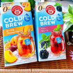 コールドブリュー🫖ピーチ🍑＆パッションフルーツ🥭ベリー 🫐モヒート🌿甘味料不使用で安心😮‍💨ほんのり甘いピーチの香りとパッションフルーツの爽やかな酸味でおいしい😋ポンパドール「コール…のInstagram画像