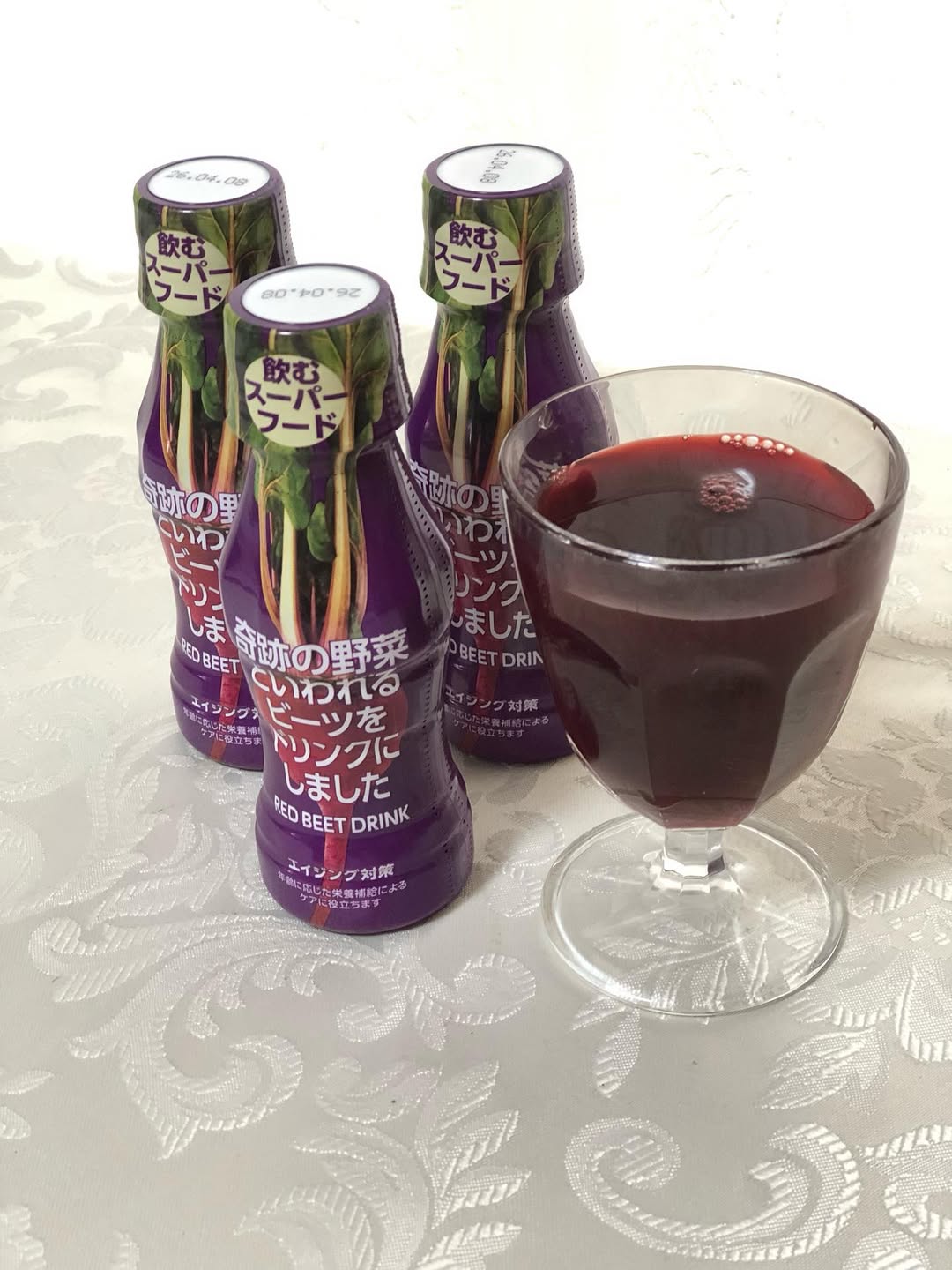 口コミ投稿：ビーツドリンクでクリームソーダを作りました。ビーツといえばボルシチのイメージで…