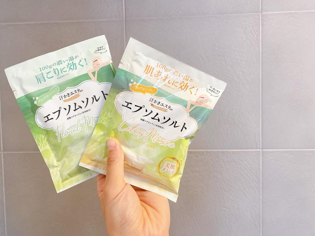 口コミ投稿：汗かきエステ気分スペシャリテエプソムソルトフローラルマリン🌸シトラスマリン🌼入浴…