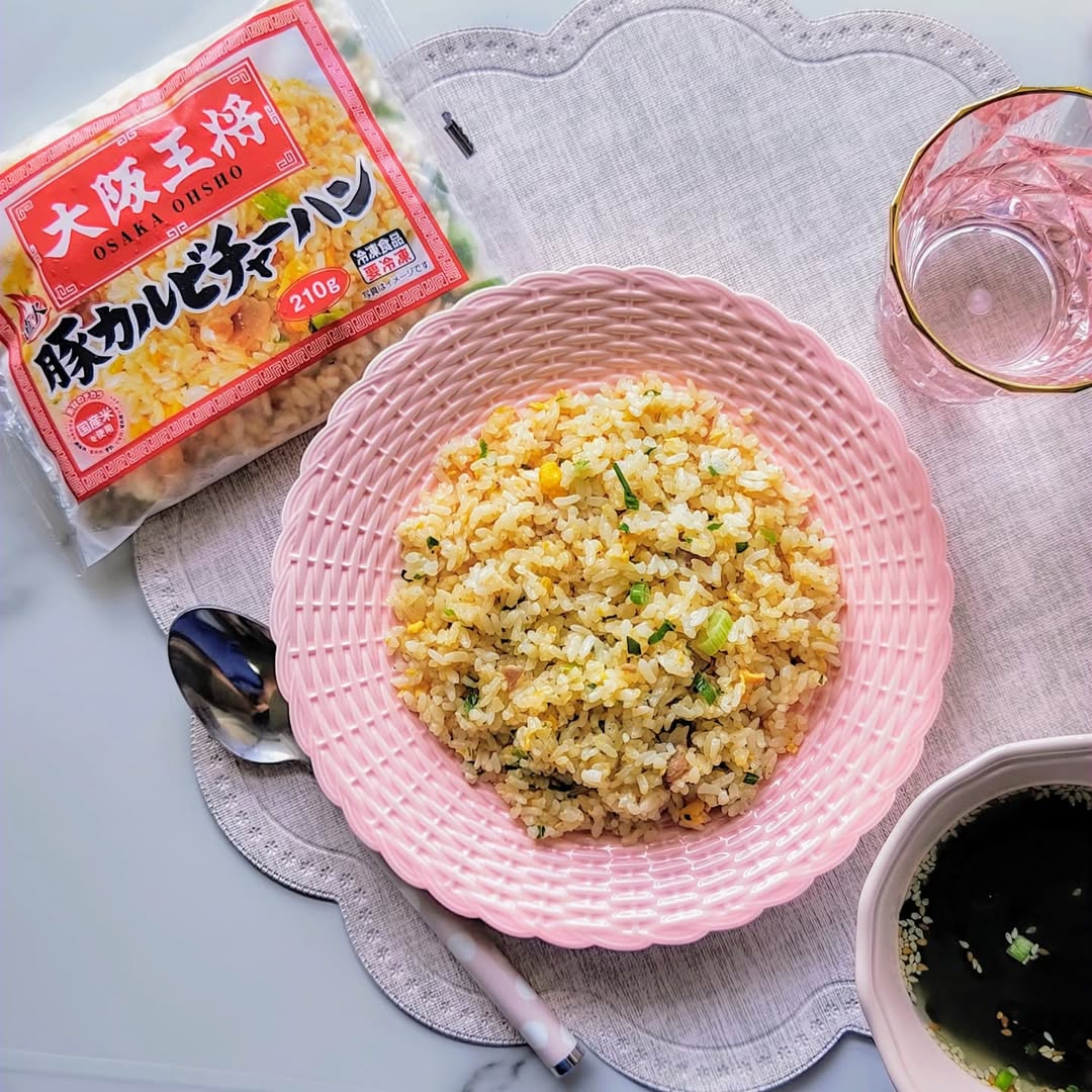 口コミ投稿：大阪王将公式通販さんの『豚カルビチャーハン』をお試しさせていただきました❣️@osak…