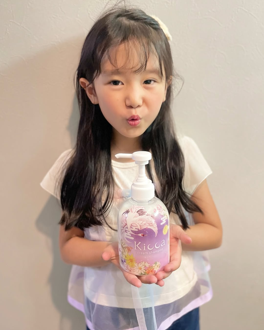 口コミ投稿：泡立たないクリームシャンプー✨身体に塗ってしまいそうな感じでめっちゃクリーム感が…