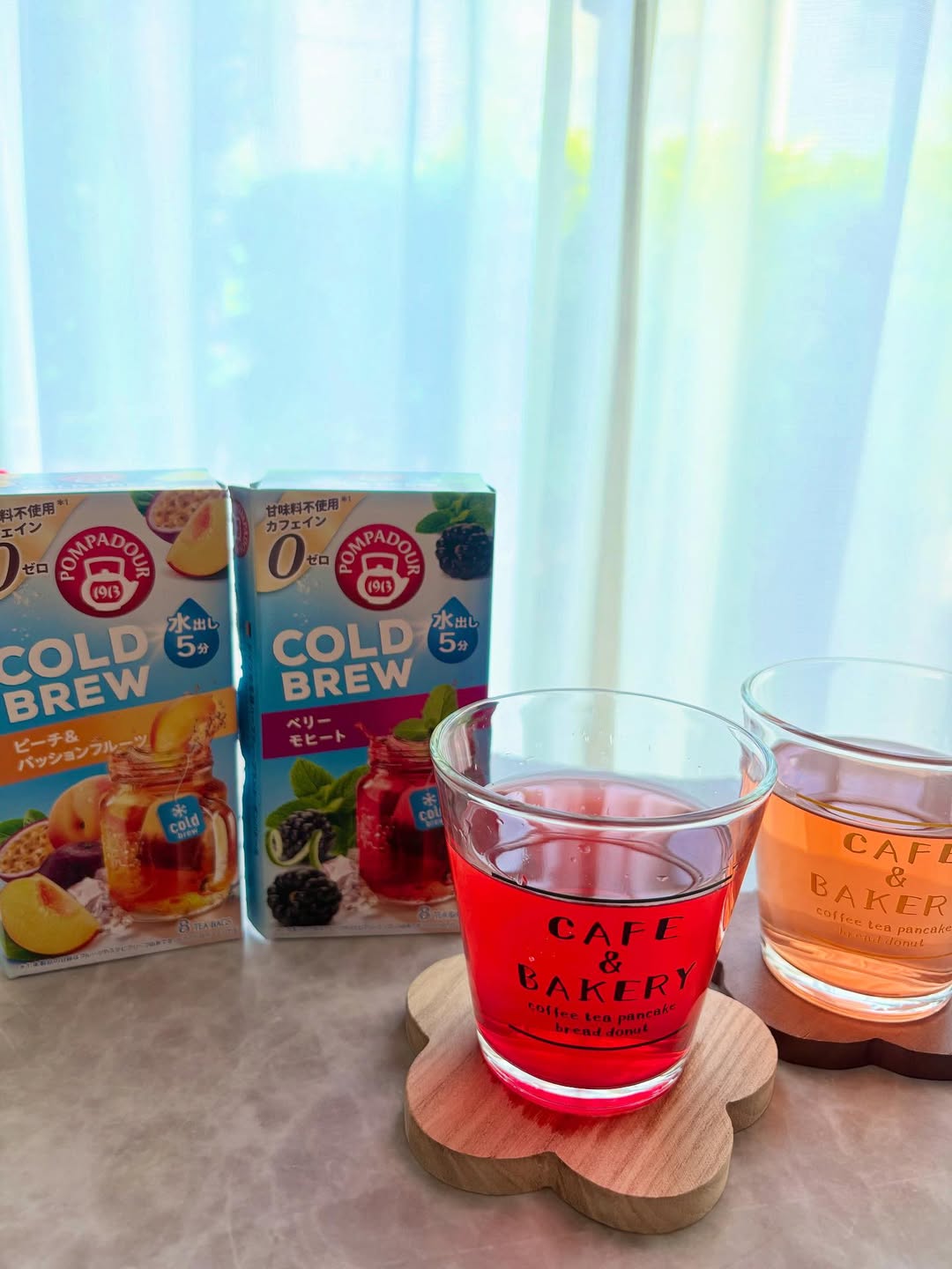 口コミ投稿：☆ 2025.6.28 ☆暑い毎日美味しいハーブティー🌿飲み始めました🍹☑︎ポンパドールコールド…