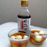 Chilled shiratama rice flour dumpling dipped in noodle soup-based glaze, July 2, 2025Tried to make…のInstagram画像