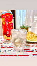 🍎🍎🍎-井藤漢方製薬株式会社さんよりご提供いただきました-⁡Apple Vinegar drink☺️🍎🍹⁡ヘルシーなイメージのあるお酢のドリンク。特に夏になると爽やかな気分になれるので飲…のInstagram画像