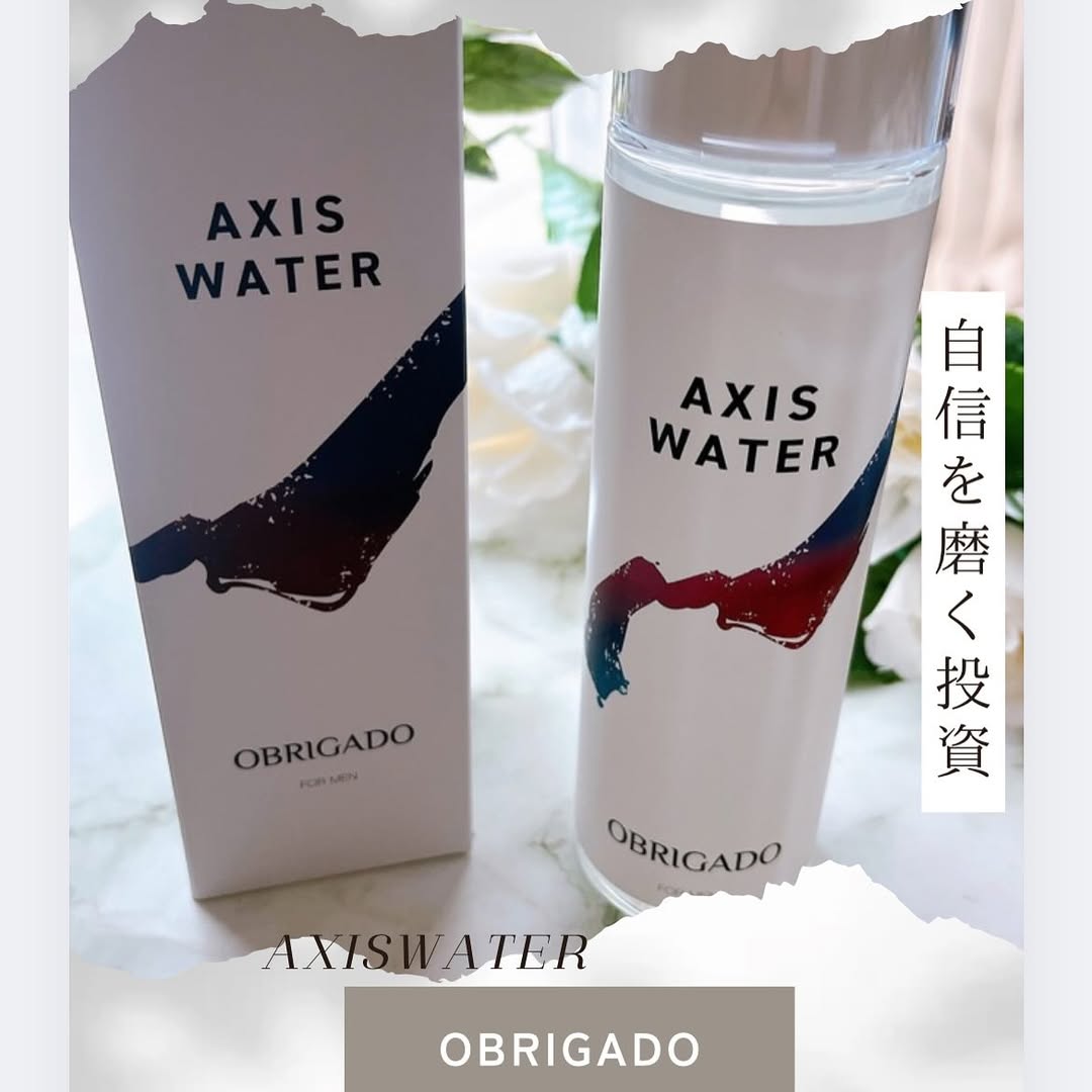口コミ投稿：メンズスキンケアブランドのOBIRGADO（オブリガード）✨「AXIS WATER（アクシス ウォ…