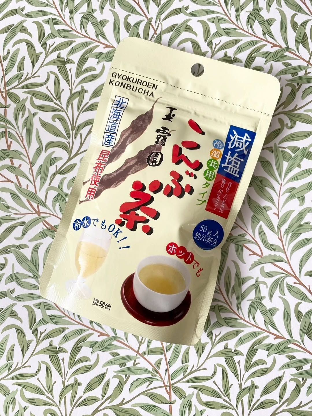 口コミ投稿：減塩こんぶ茶​減塩こんぶ茶は、冷水でも溶け、塩分を30％カットした減塩タイプの梅こ…
