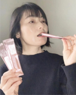 内側からのキレイも　大事にしてます♪口どけの良いサラッとしたスティック状のパウダー『100％国産米由来セラミド潤姫桃子URUHIME MOMOKO』(@stepworld.offic…のInstagram画像