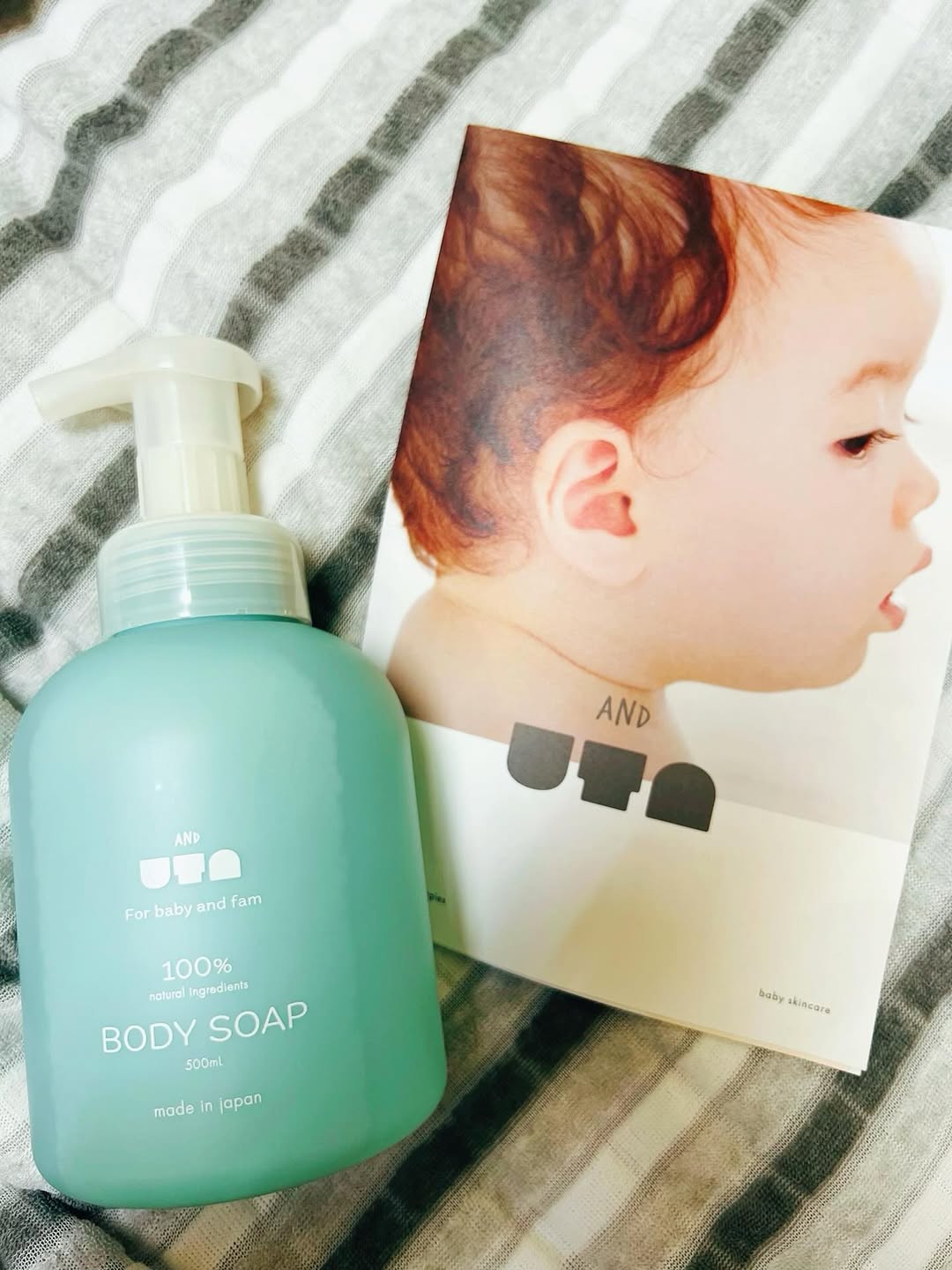口コミ投稿：🛁 baby skin care diary⁡最近のお風呂タイムに仲間入りした「& UTA」のボディソープ𓂃…