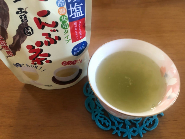 口コミ：熱中症予防に減塩こんぶ茶の画像（2枚目）