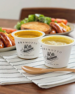𓂃✍︎⁡いつものランチに冷たいカップスープをプラス⁡【 野菜をMOTTO 】夏季限定冷製ポタージュ⁡・北海道産「えびすかぼちゃ」のしっとり冷たいポタージュ・北海道産「さやかじゃがいも」…のInstagram画像