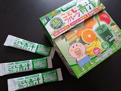 口コミ：こどもフルーツ青汁　緑　②の画像（3枚目）