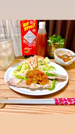 🌶️🌶️🌶️-正田醤油株式会社さんよりご提供いただきました-⁡Making Salsa sauce with spicy hot ketchup😝🔥🌶️⁡正田醤油株式会社さんの「タバスコ(R…のInstagram画像