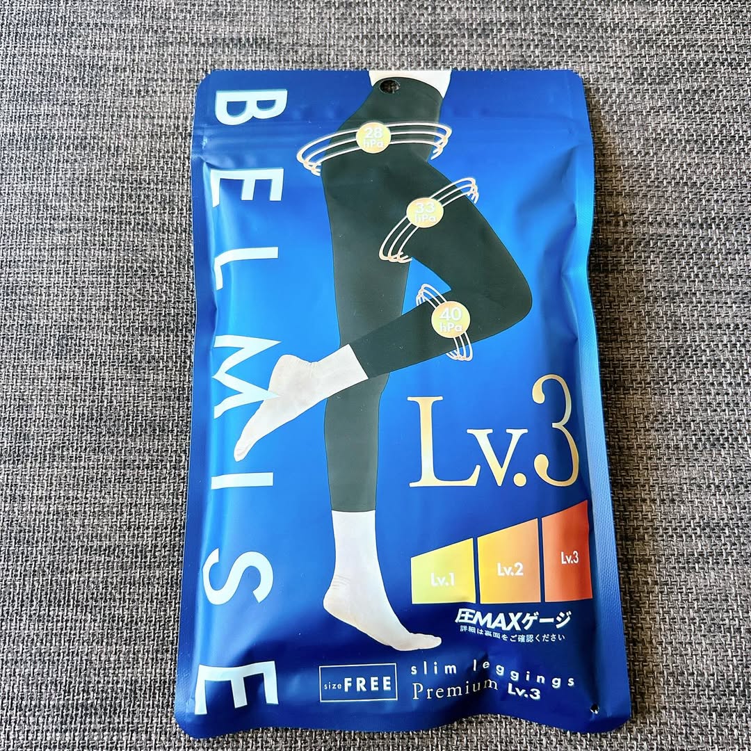 口コミ投稿：夏のたるみに圧MAX❗️BELMISE slim leggings Premium✨暑すぎて冷たいものばかり🧊飲ん…