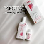.デリケートエリアをやさしく洗う弱酸性のソープ♥.▶ARGITAL　“Delicate Hygiere Soap”..を、使ってみたよ。.こちら、デリケートエリアを考えたオーガ…のInstagram画像