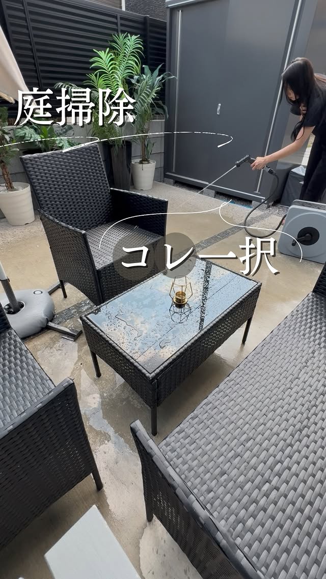 口コミ投稿：【アタッチメントも変えられる！ホースリール🚿】.庭も活躍するこの季節🌻そろそろ庭掃…