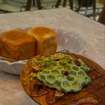この間、もふと行ったカフェのピスタチオバターが美味しかったから…ネットで買えないかな？と探してる🐾#ピスタチオバター  #もふ  #もふもふ #ふわもこ部#PR #野菜をMOTTO #野…のInstagram画像