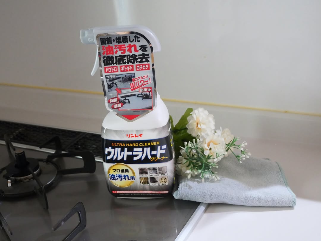 口コミ投稿：＼ガンコな油汚れに！／「リンレイ ウルトラハードクリーナー 油汚れ用」をキッチン…