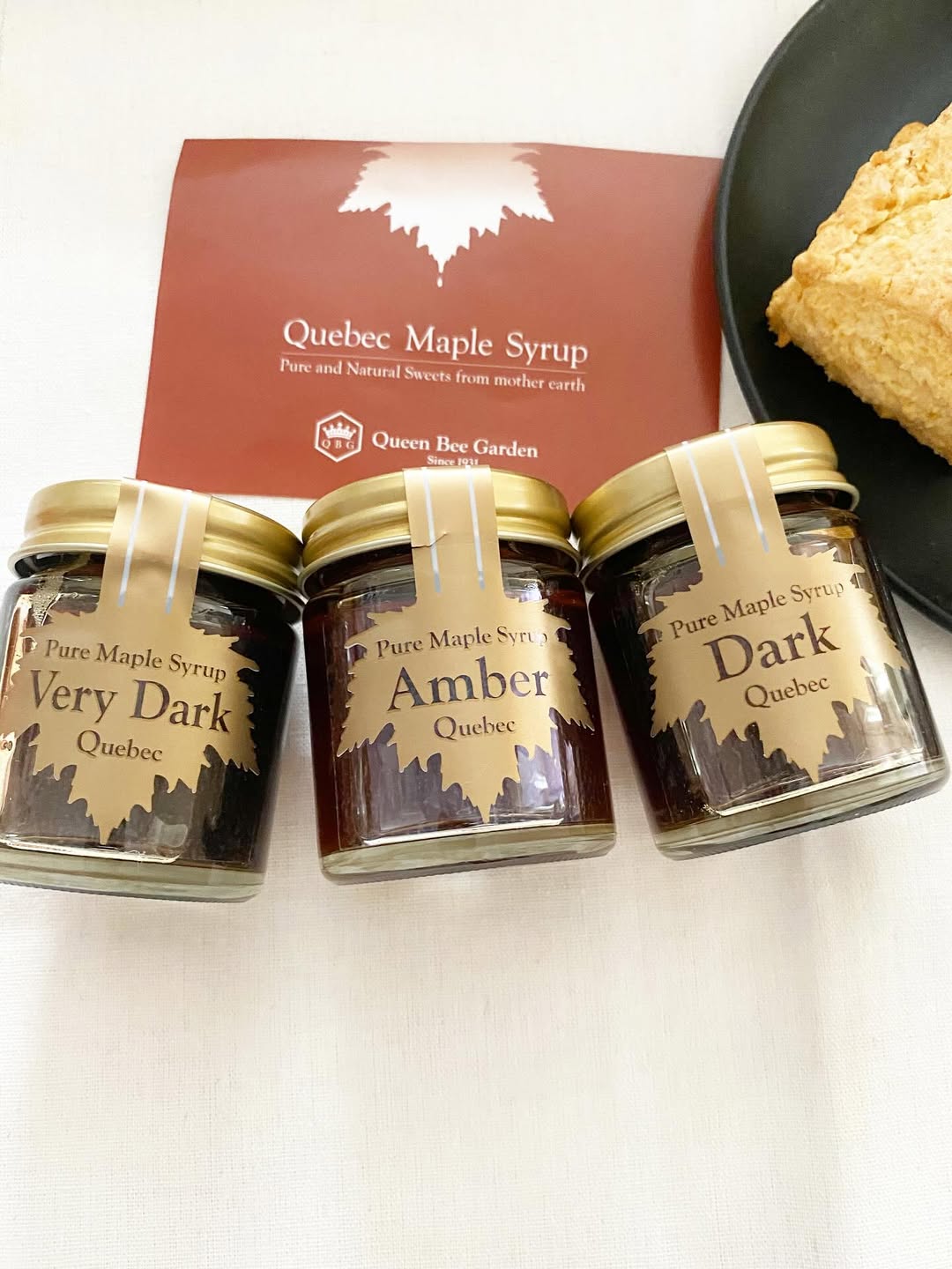 口コミ投稿：クインビーガーデンの🍁メープルシロップ3種食べくらべセット🍁楓の樹液を1/40まで煮詰…