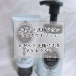 ..こんにちは 🙋🏻‍♀️今回はロゼット洗顔料の商品紹介をします !!☑︎ ロゼット洗顔サボン アクネウォッシュ   ロゼット洗顔パスタ アクネクリア肌あれ、ニキビ予防ができる洗顔…のInstagram画像