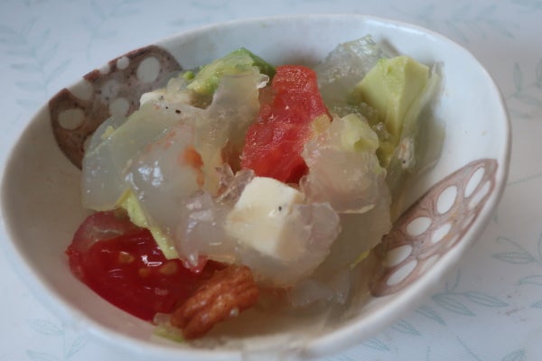 口コミ：トマトとアボカドのこんぶ茶ゼリー寄席の画像（4枚目）