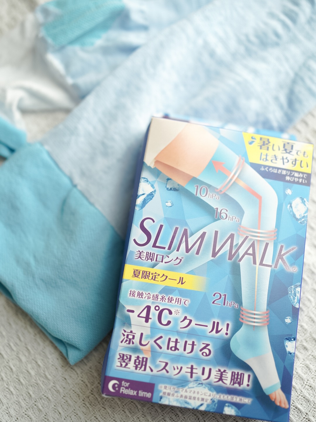 口コミ投稿：✨スリムウォーク 美脚ロング 夏限定クール✨暑い時期でも快適に履ける着圧ソックス☃️…