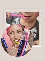 ＊...クラプロックスさまの《キッズ用歯ブラシ》を使用させていただきました🪥スイス🇨🇭生まれの歯ブラシで全世界90カ国もの国々で取り扱いのある歯ブラシ.ヘッドはコンパクトなので4,５…のInstagram画像