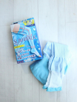 .スリムウォーク『美脚ロング 夏限定クール』暑い夏でも快適に履ける着圧ソックス🧦‎🤍着圧ソックスを履きたいけど夏場は蒸れる、、こちらの着圧ソックスを履くと蒸れず朝までぐっすり眠れました…のInstagram画像