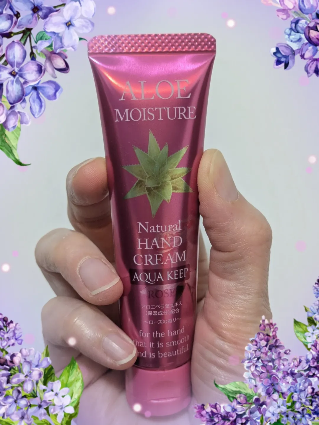口コミ投稿：ローズの香り漂う、保湿力が高いのにべたつかないハンドクリーム「アロエモイスチャ…