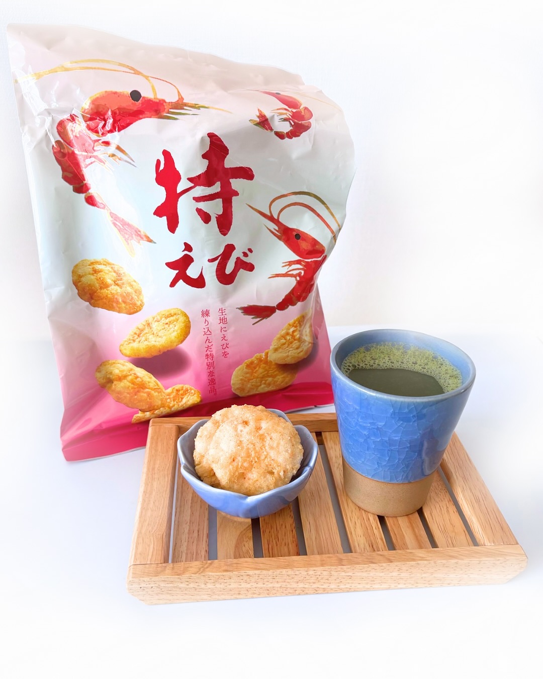 口コミ投稿：サクッと美味しい『特えび』あげせんべい国内産コシヒカリを使用した生地に国産えび…