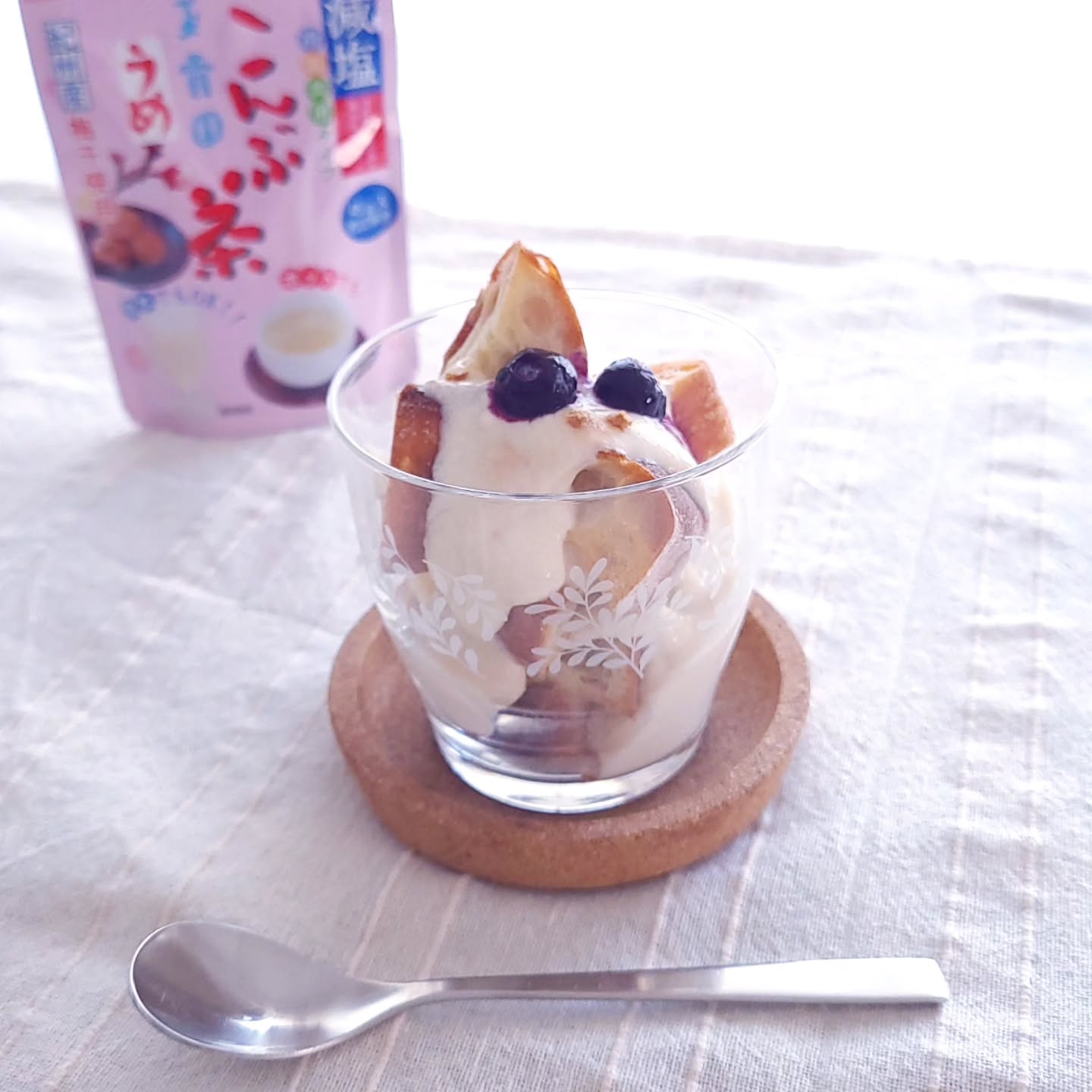 口コミ投稿：おはようございます🌅今日は爽やかな梅の風味と昆布の旨味『減塩梅こんぶ茶』で@gyoku…