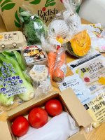 (^^)＼自分においしく、地球にやさしく／契約農家が作ったもったいない食材「ふぞろいRadish 食材おためしセット14品」🥦🍅🥕 平飼いの卵も入って¥1980ってお得過ぎる🥚👀？！宅配…のInstagram画像