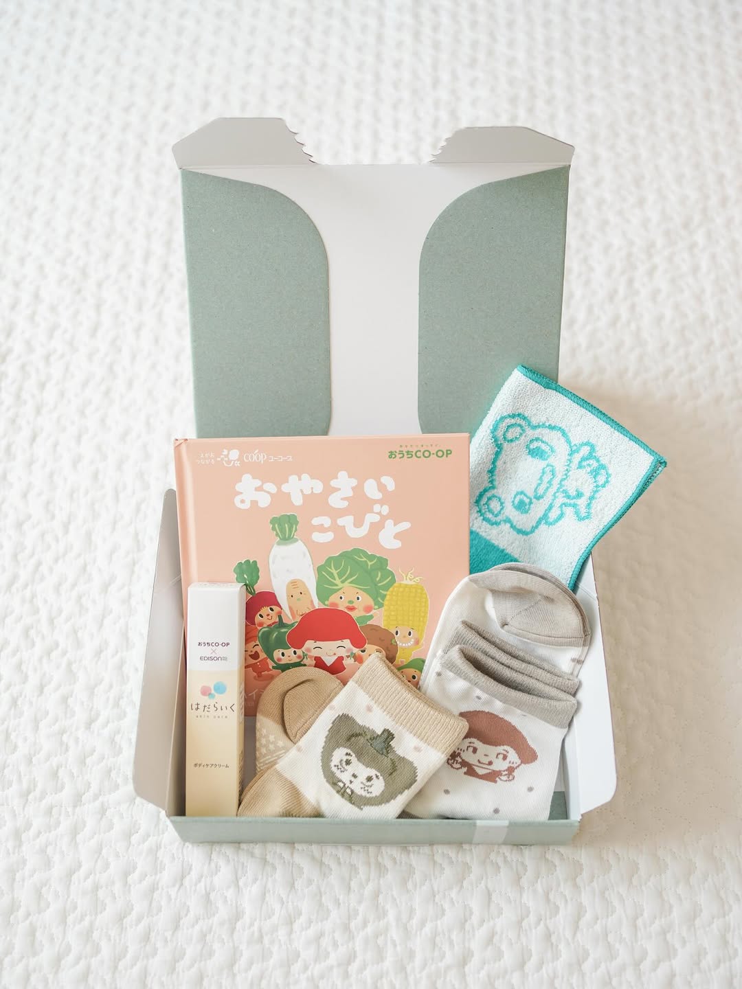 口コミ投稿：.⁡おうちCO-OPからの出産祝い👶🏻🎁⁡⁡【スマイルボックス】って知ってる？👀✨⁡神奈川県・…