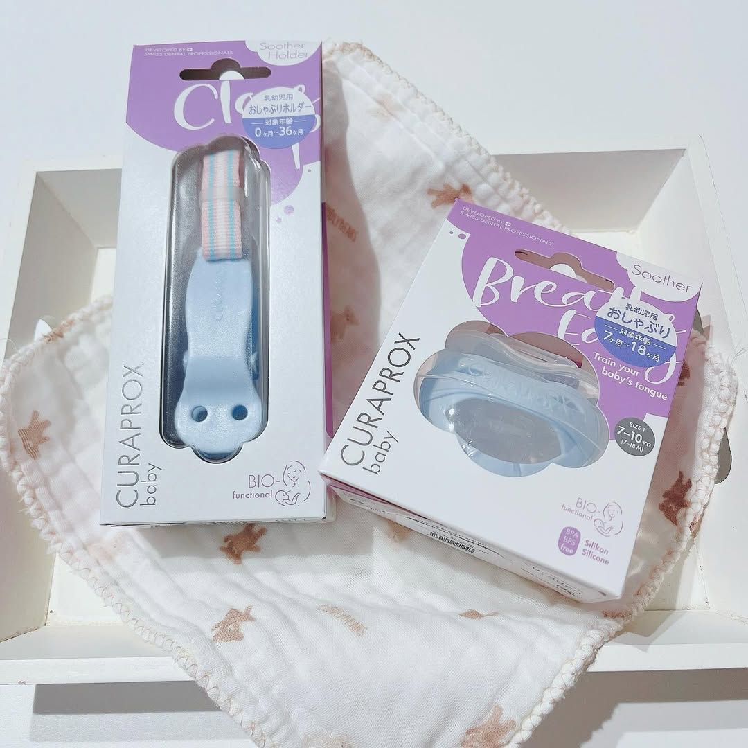 口コミ投稿:🍼CURAPROXクラプロックスベビーおしゃぶり ブルーお試しさせて頂きました🩵子供の成…