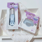 🍼CURAPROXクラプロックスベビーおしゃぶり　ブルーお試しさせて頂きました🩵子供の成長に合わせた３つサイズがあり適したものを選ぶのが大事とのこと！我が家は月齢と体重からSIZ…のInstagram画像