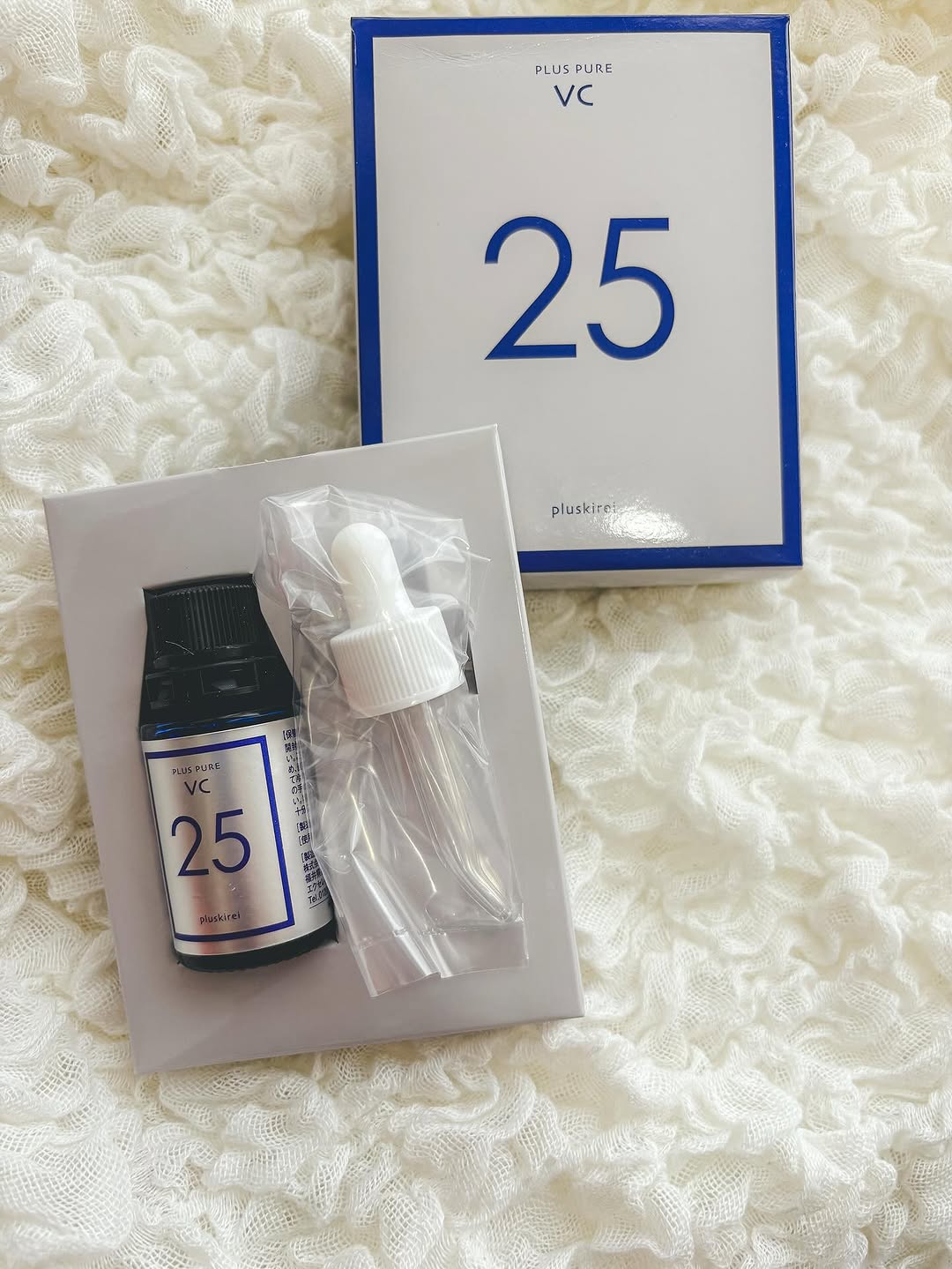 口コミ投稿：プラスピュアVC25を使ってみました✨ ピュアビタミンCを25％高濃度で配合した美容液。…