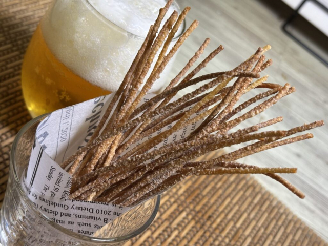 口コミ：[玉露園減塩梅こんぶ茶で作るよ！]　梅風味揚げパスタでまったりとした夜を...　[玉露園こんぶ茶委員会]の画像（1枚目）