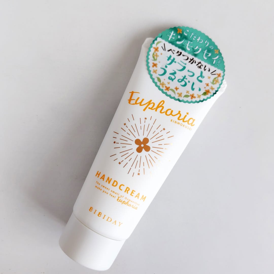 口コミ投稿：BIBIDAY・Euphoria キンモクセイ ハンドクリームキンモクセイの心地よい香りと共に手…