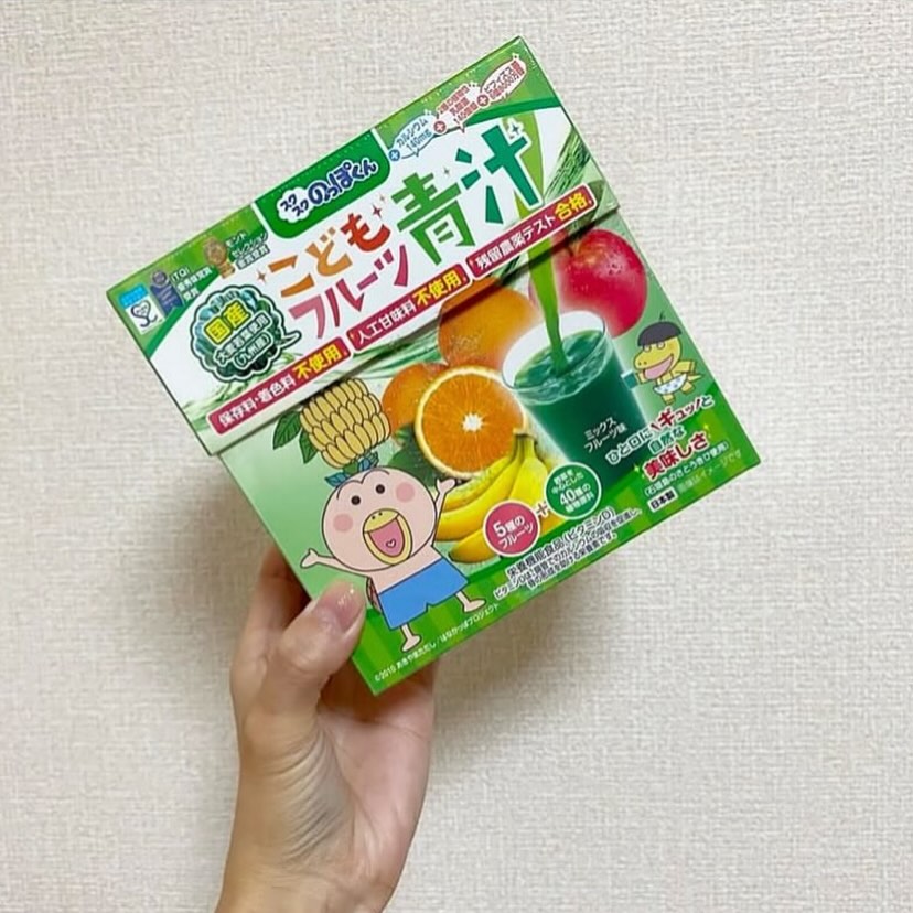 口コミ投稿：こどもフルーツ青汁（緑）💕子供達の野菜嫌い・偏食に悩むママたちの強い味方になって…