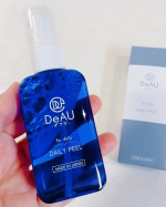 いつものスキンケア前に使える導入美容液【DeAU デイリーピール】レビュー💙洗顔後→DeAU デイリーピール→いつものスキンケアの順番で使ったよ◎さらっとお水みたいな軽いテクスチャが心地いい😌…のInstagram画像