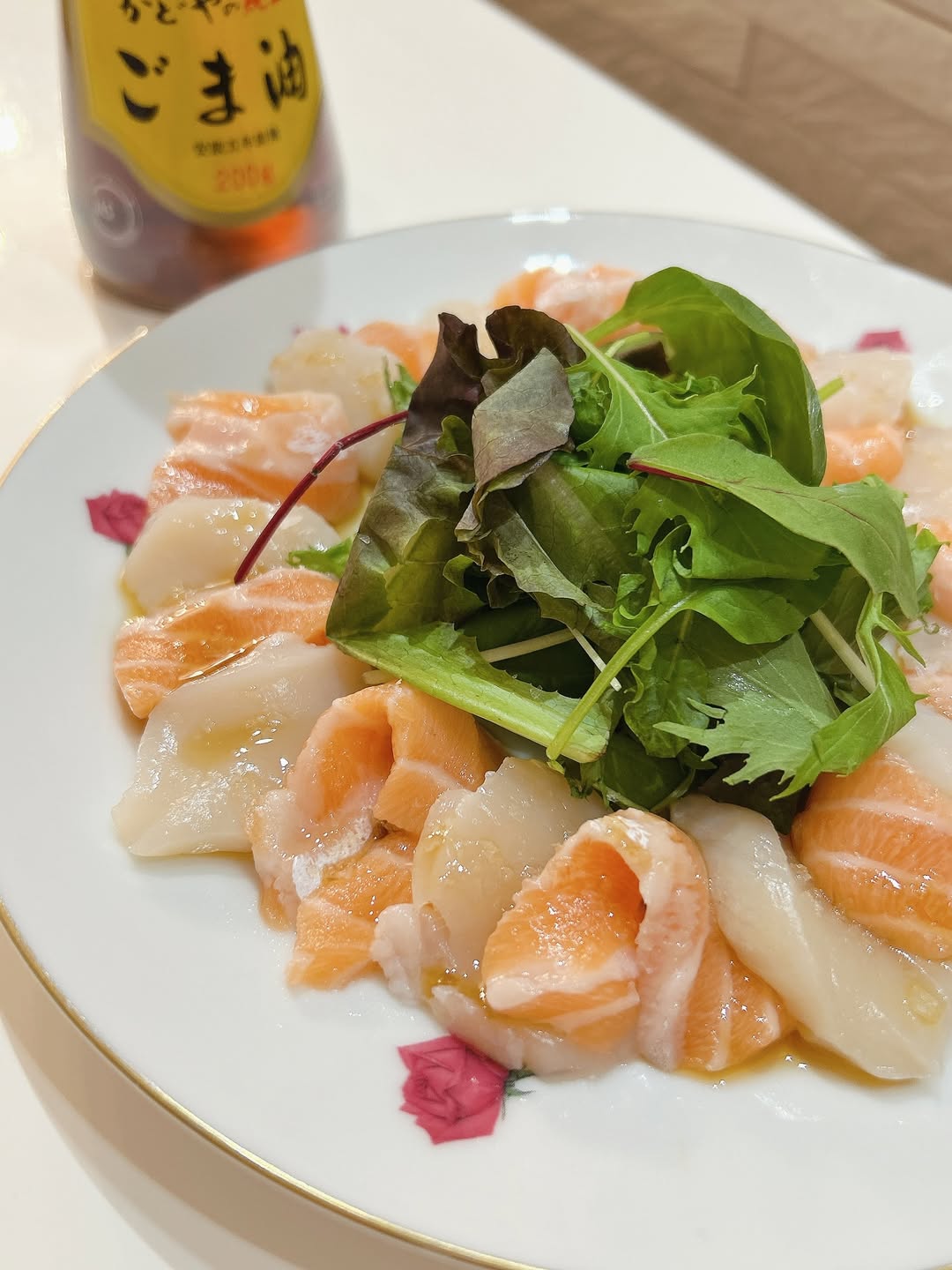 口コミ投稿：かどやのロングセラー商品✨「純正ごま油」ごま油100％のピュアオイル🎵ごま油の香り、…