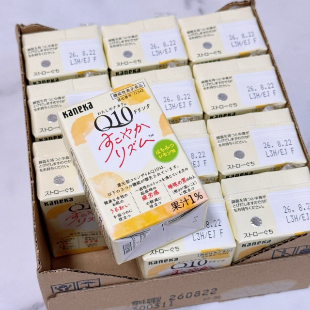 口コミ：「わたしのチカラQ10ドリンク すこやかリズム」を試してみましたの画像（1枚目）