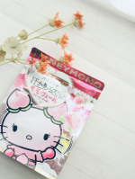 .マックス『汗かきエステ気分 モモヴェール』ドンキ＆UNY限定♡キティちゃんの限定パッケージでとっても可愛い‎🎀‎🤍袋を開けると桃の香りがふんわり香ってきてとってもいい香りなんです🎶…のInstagram画像