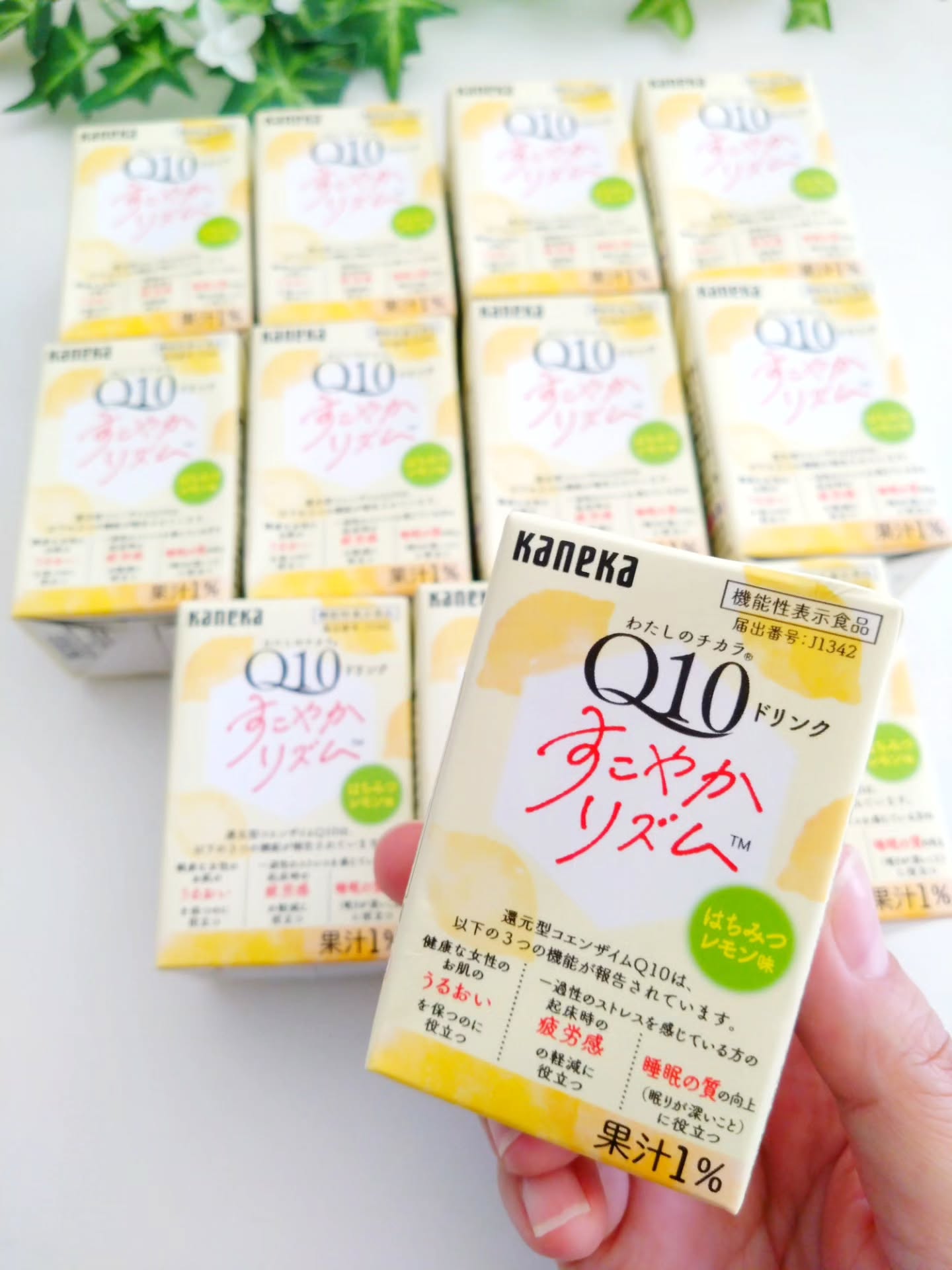 口コミ投稿:∞わたしのチカラ Q10ドリンク すこやかリズム(12本入り)はちみつレモン味【機能性…
