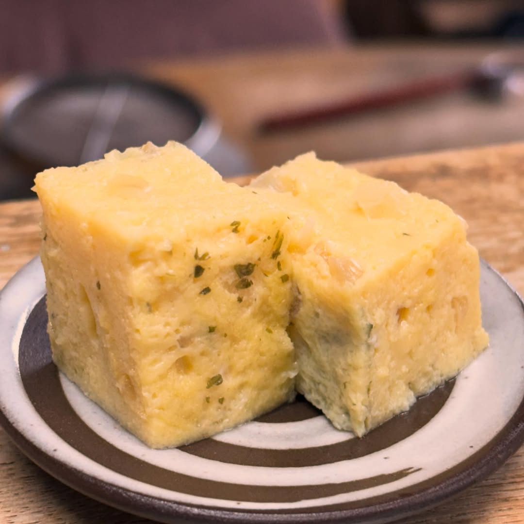 口コミ投稿：20251017  今朝の🐣玉子遊び❣️気まぐれ番外編 🐣🐥きざんだたまねぎのピクルス焼🐥🥚やっ…