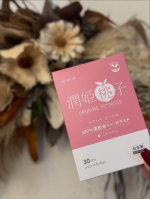 .  　˗ˏˋ  潤姫桃子 ˎˊ˗飲むセラミド🍑𓂃 𓈒𓏸　100%国産米由来のグルコシルセラミド1.8mg配合されていて、美容に嬉しいコラーゲン&ビタミン✨　　すぐ口の中で溶けて、飲み…のInstagram画像