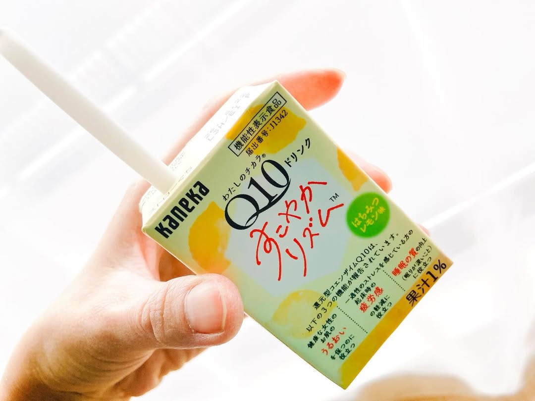 口コミ投稿：わたしのチカラ Q10ドリンク すこやかリズム✨カガクでネガイをカナエル会社、カネカ…