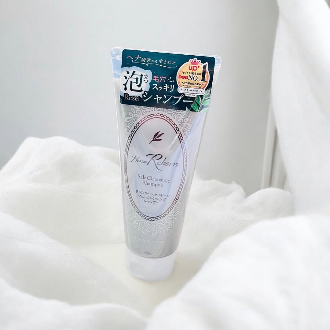 口コミ投稿:泡とソルトで地肌リセット🧂✨テンスターの【HenaReborn ソルトクレンジングシャンプー…
