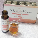 (⋈◍＞◡＜◍)。✧♡新田ゼラチンダイレクト  ハピコラ のドリンクタイ【プハピゴラ1000】濃厚ピーチ🍑風味の おいしいドリンクとろみがありますが ほどよい酸味と甘さで 飲みやすい…のInstagram画像